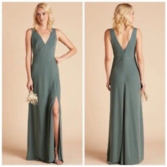 Sea glass green Birdy Grey bridesmaid dress - Picture 1 of 7